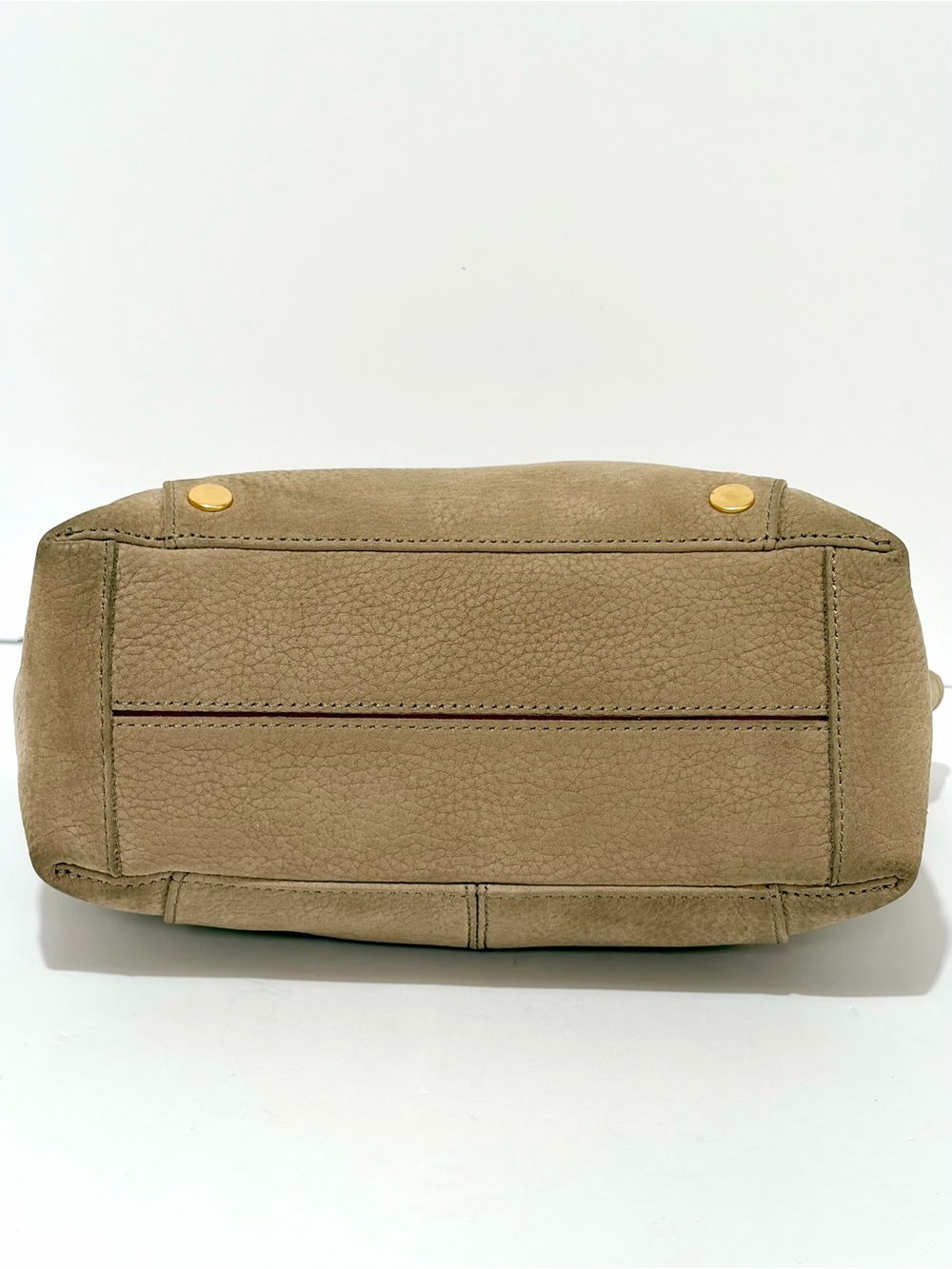 Hammitt Daniel MD Satchel In Natural Grey/ Brushed Gold/Missing CB Strap EUC - Picture 9 of 14